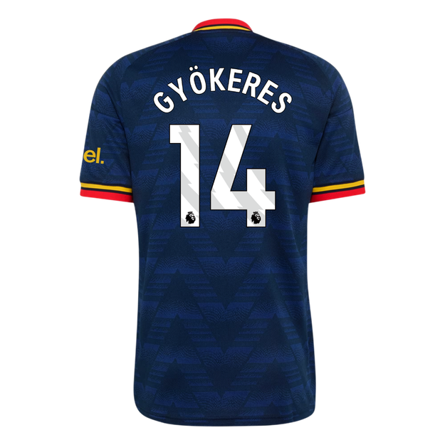 Tricouri Fotbal Arsenal GYÖKERES #14 Deplasare 2026/27