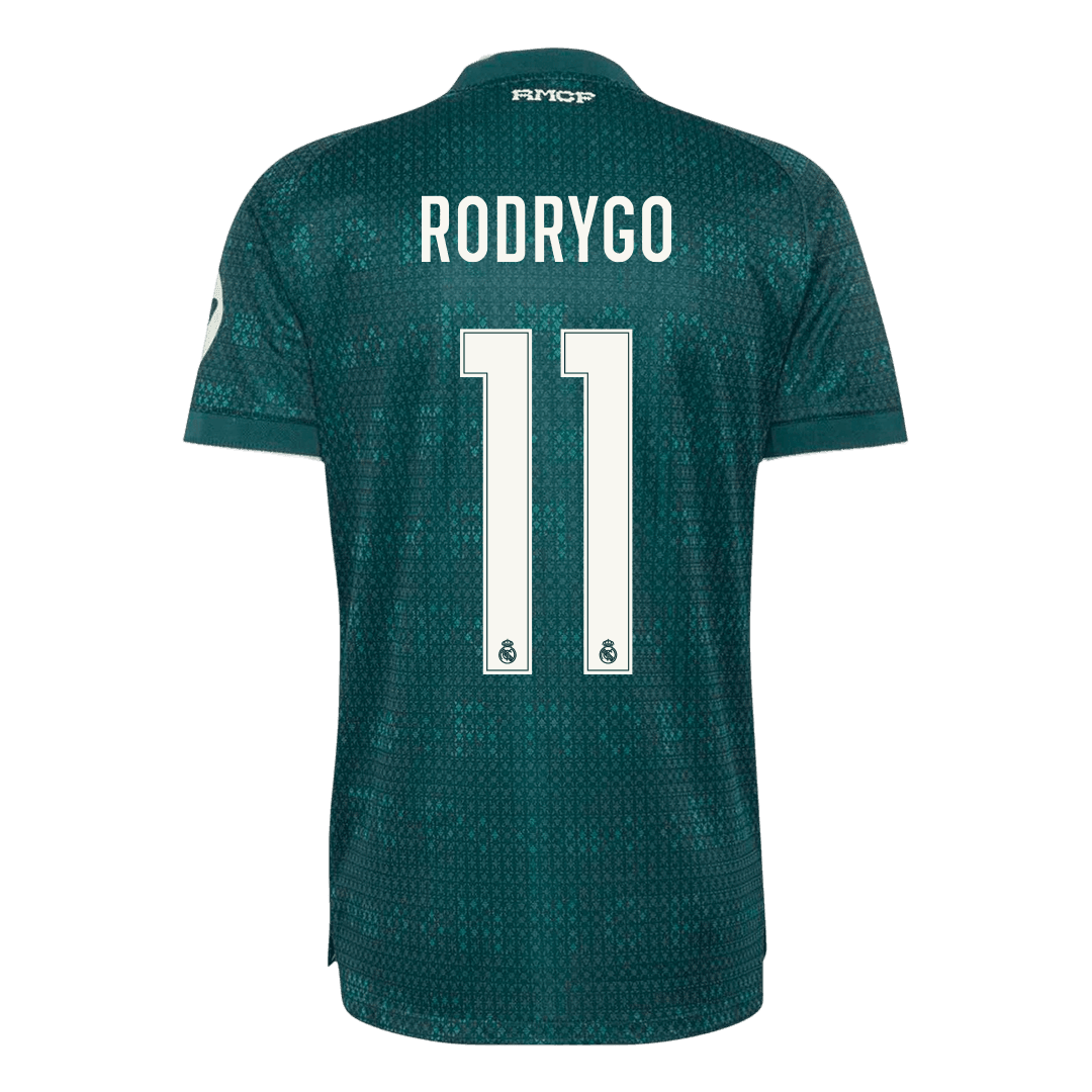Tricouri Fotbal Real Madrid RODRYGO #11 Deplasare 2026/27 Authentic