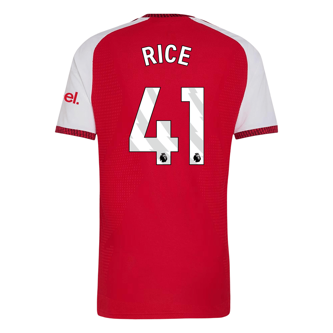 Tricouri Fotbal Arsenal RICE #41 Acasă 2026/27 Authentic