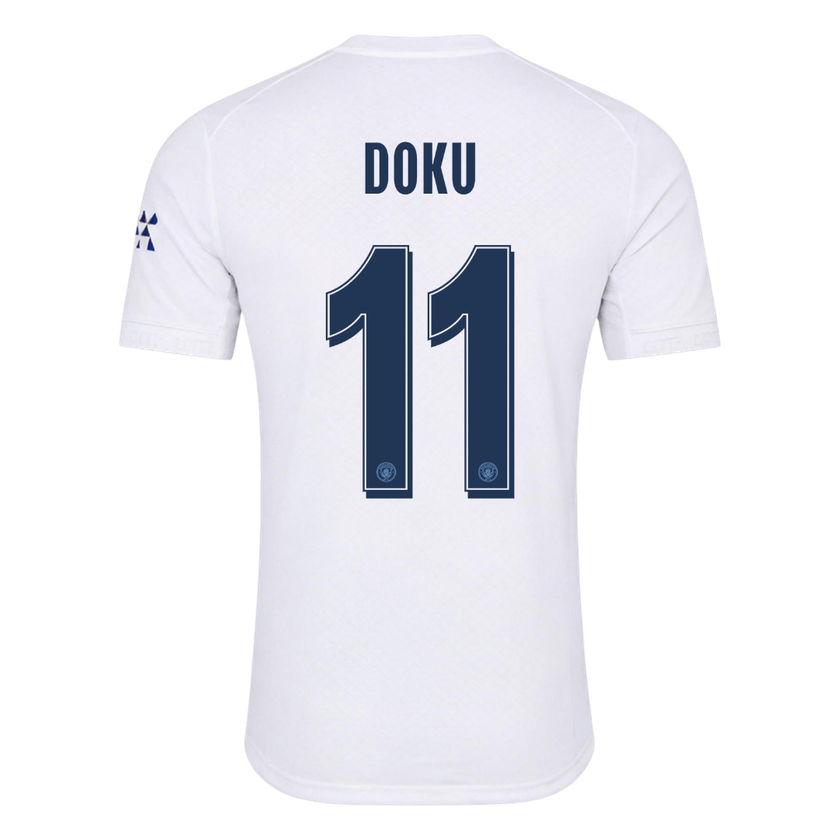Tricouri Fotbal Manchester City DOKU #11 Treilea 2026/27 Authentic - UCL