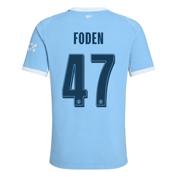 Tricouri Fotbal Manchester City FODEN #47 Acasă 2026/27 Authentic - UCL