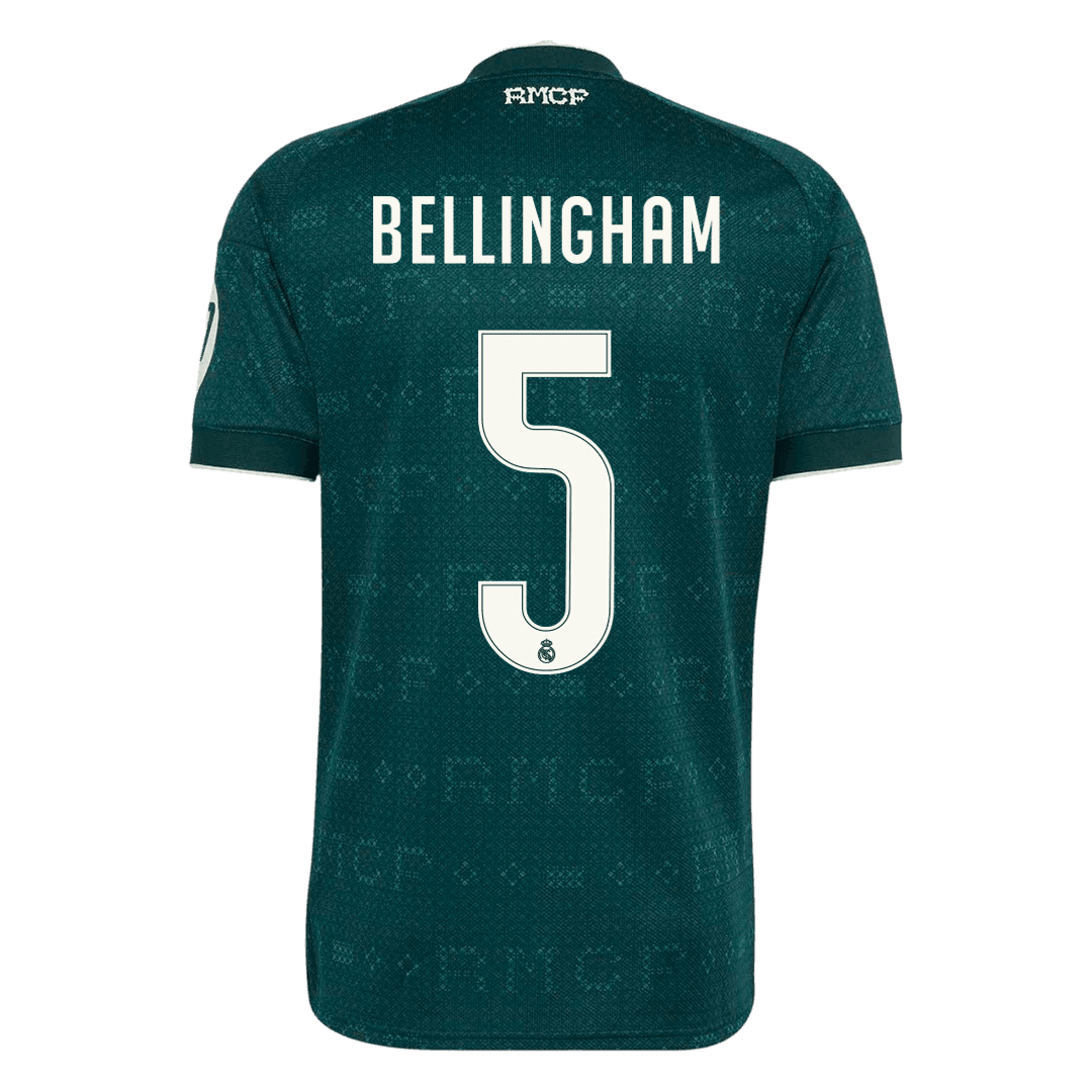 Tricouri Fotbal Real Madrid BELLINGHAM #5 Deplasare 2026/27