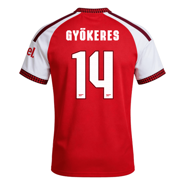 Tricouri Fotbal Arsenal GYÖKERES #14 Acasă 2026/27 UCL - Premium
