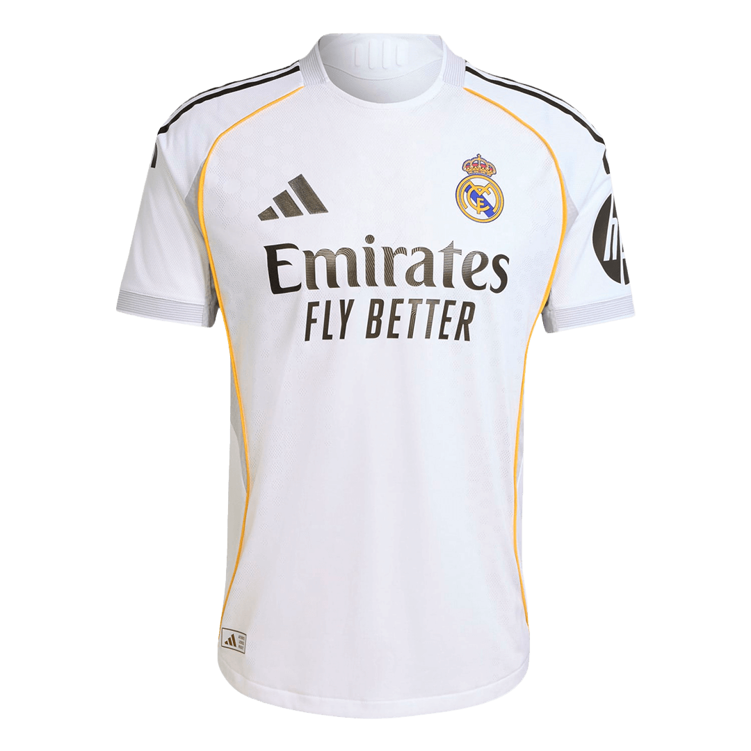 Tricouri Fotbal Real Madrid MBAPPÉ #10 Acasă 2025/26 Authentic - Premium