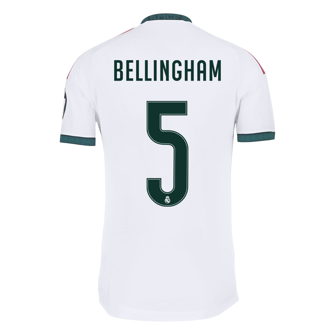 Tricouri Fotbal Real Madrid BELLINGHAM #5 Acasă 2026/27 Authentic