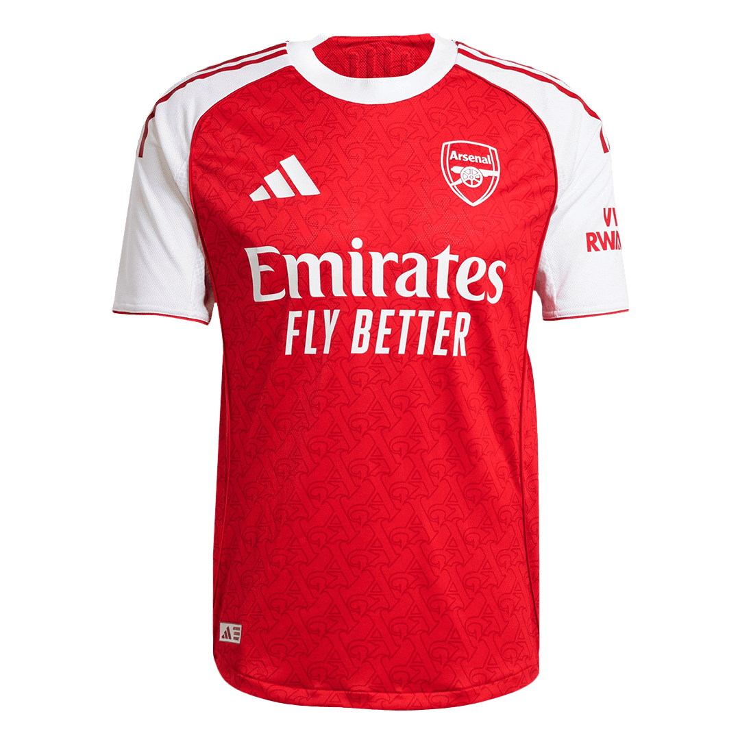 Tricouri Fotbal Arsenal ØDEGAARD #8 Acasă 2025/26 Authentic