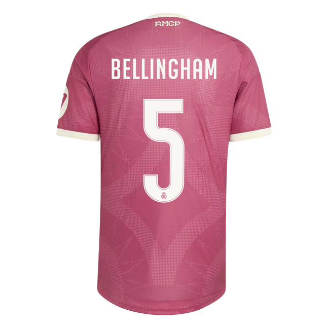 Tricouri Fotbal Real Madrid BELLINGHAM #5 Treilea 2026/27 Authentic