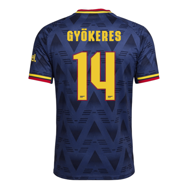 Tricouri Fotbal Arsenal GYÖKERES #14 Deplasare 2026/27 Authentic - UCL