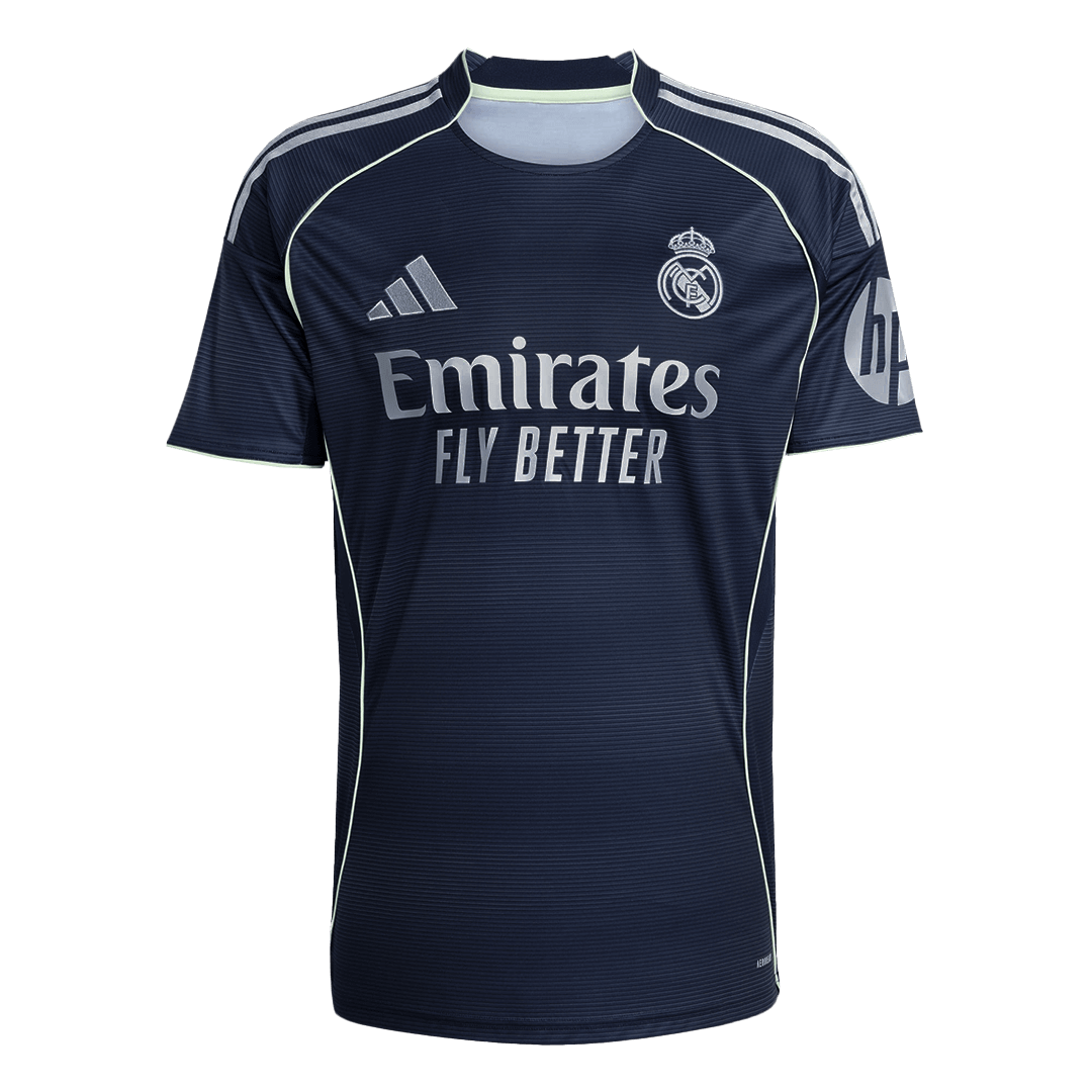 Tricouri Fotbal Real Madrid BELLINGHAM #5 Deplasare 2025/26 - Premium