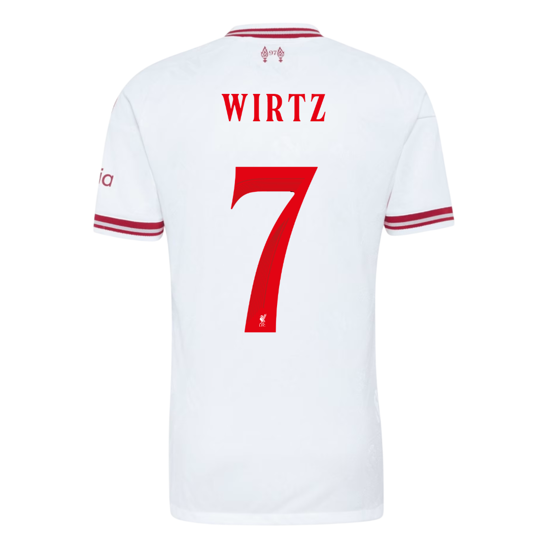 Tricouri Fotbal Liverpool WIRTZ #7 Deplasare 2026/27 Authentic - UCL