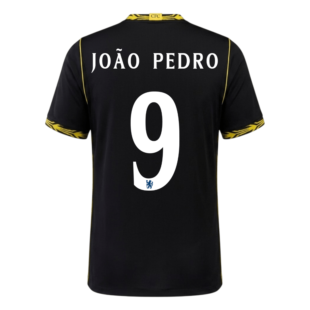 Tricouri Fotbal Chelsea JOÃO PEDRO #9 Deplasare 2026/27 - UCL