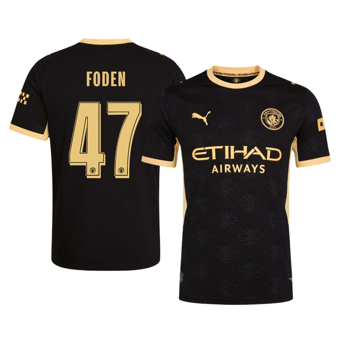 Tricouri Fotbal Manchester City FODEN #47 Deplasare 2026/27 Authentic - UCL