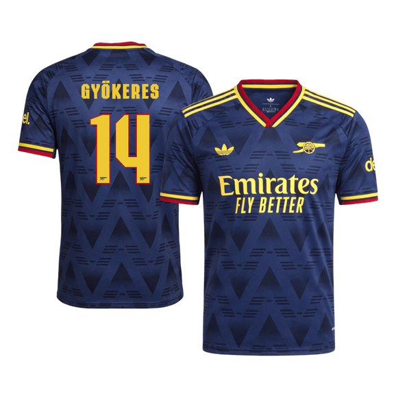 Tricouri Fotbal Arsenal GYÖKERES #14 Deplasare 2026/27 Authentic - UCL