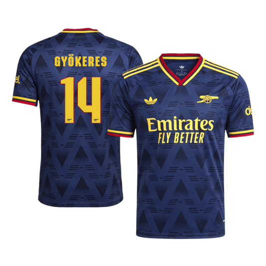Tricouri Fotbal Arsenal GYÖKERES #14 Deplasare 2026/27 Authentic - UCL