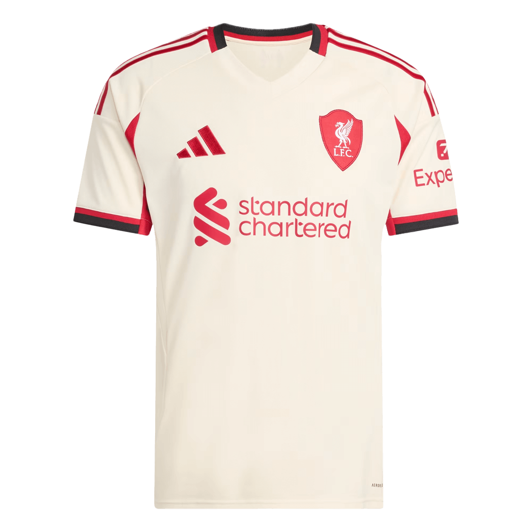 Tricouri Fotbal Liverpool Deplasare 2025/26 (mărime mare)
