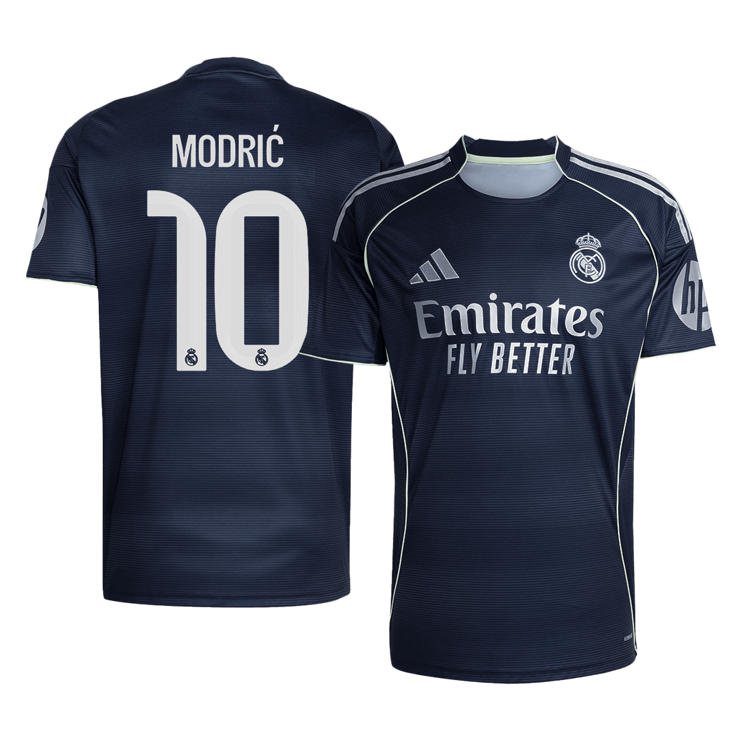 Tricouri Fotbal Real Madrid MODRIĆ #10 Deplasare 2025/26 - Premium