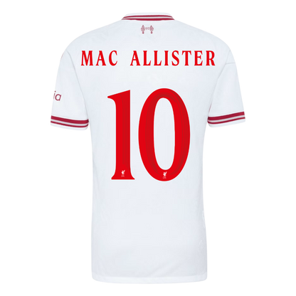 Tricouri Fotbal Liverpool MAC ALLISTER #10 Deplasare 2026/27 Authentic - UCL