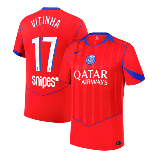 Tricouri Fotbal PSG VITINHA #17 Treilea 2025/26