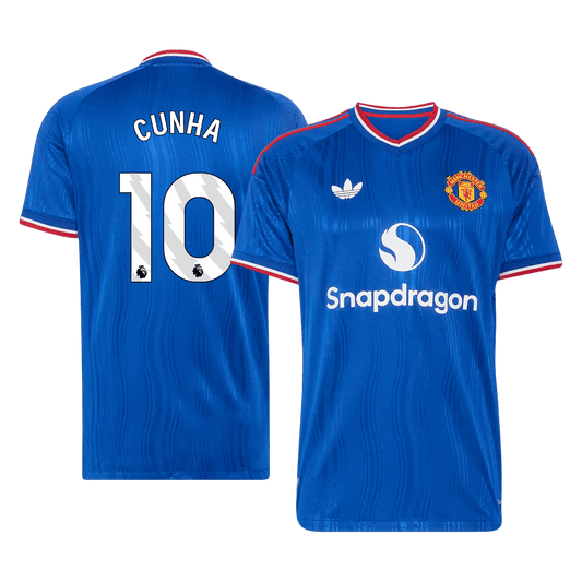 Tricouri Fotbal Manchester United CUNHA #10 Deplasare 2026/27 Authentic