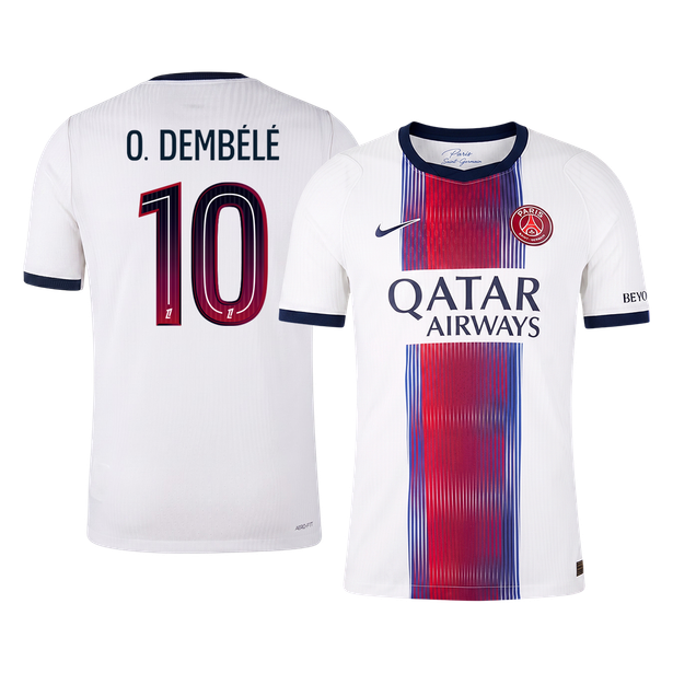 Tricouri Fotbal PSG O. DEMBÉLÉ #10 Deplasare 2026/27 Authentic