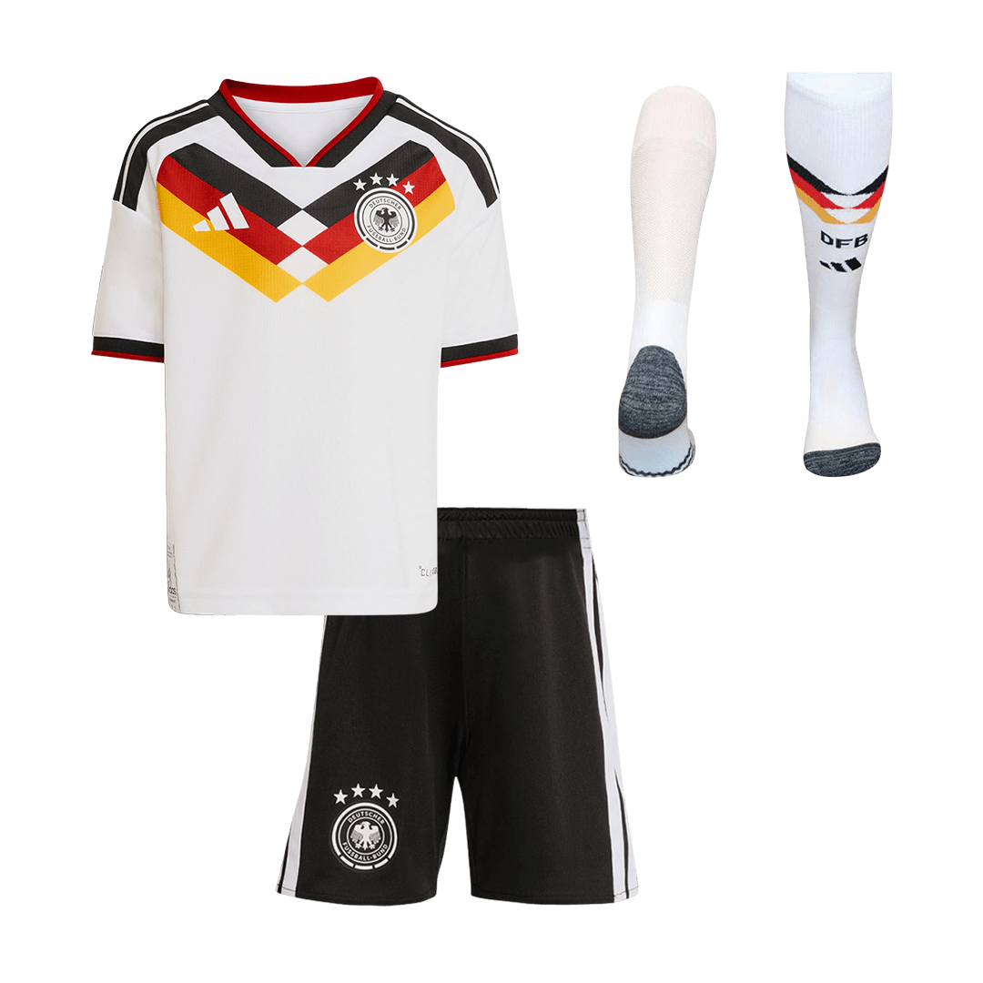 Set Tricouri Fotbal Germania Acasă 2026 Pentru Copii