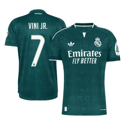 Tricouri Fotbal Real Madrid VINI JR. #7 Deplasare 2026/27 Authentic