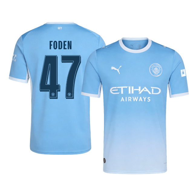 Tricouri Fotbal Manchester City FODEN #47 Acasă 2026/27 - UCL
