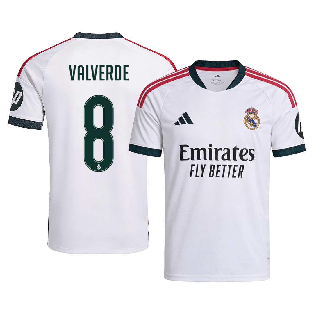 Tricouri Fotbal Real Madrid VALVERDE #8 Acasă 2026/27 - Premium