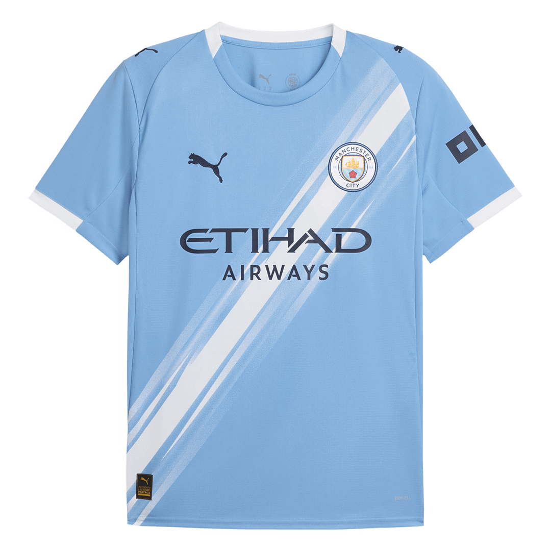 Tricouri Fotbal Manchester City HAALAND #9 Acasă 2025/26 - Premium (mărime mare)