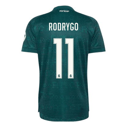 Tricouri Fotbal Real Madrid RODRYGO #11 Deplasare 2026/27 Authentic