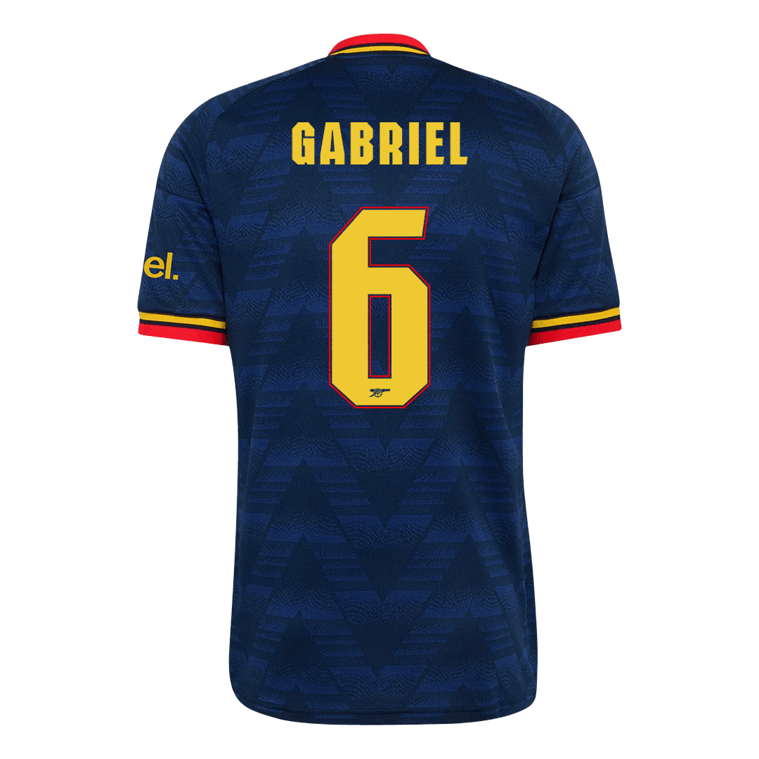 Tricouri Fotbal Arsenal GABRIEL #6 Deplasare 2026/27 - UCL