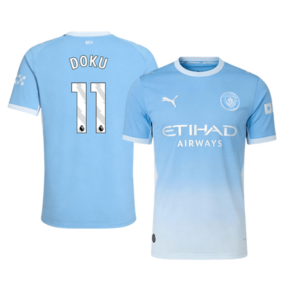 Tricouri Fotbal Manchester City DOKU #11 Acasă 2026/27 Authentic