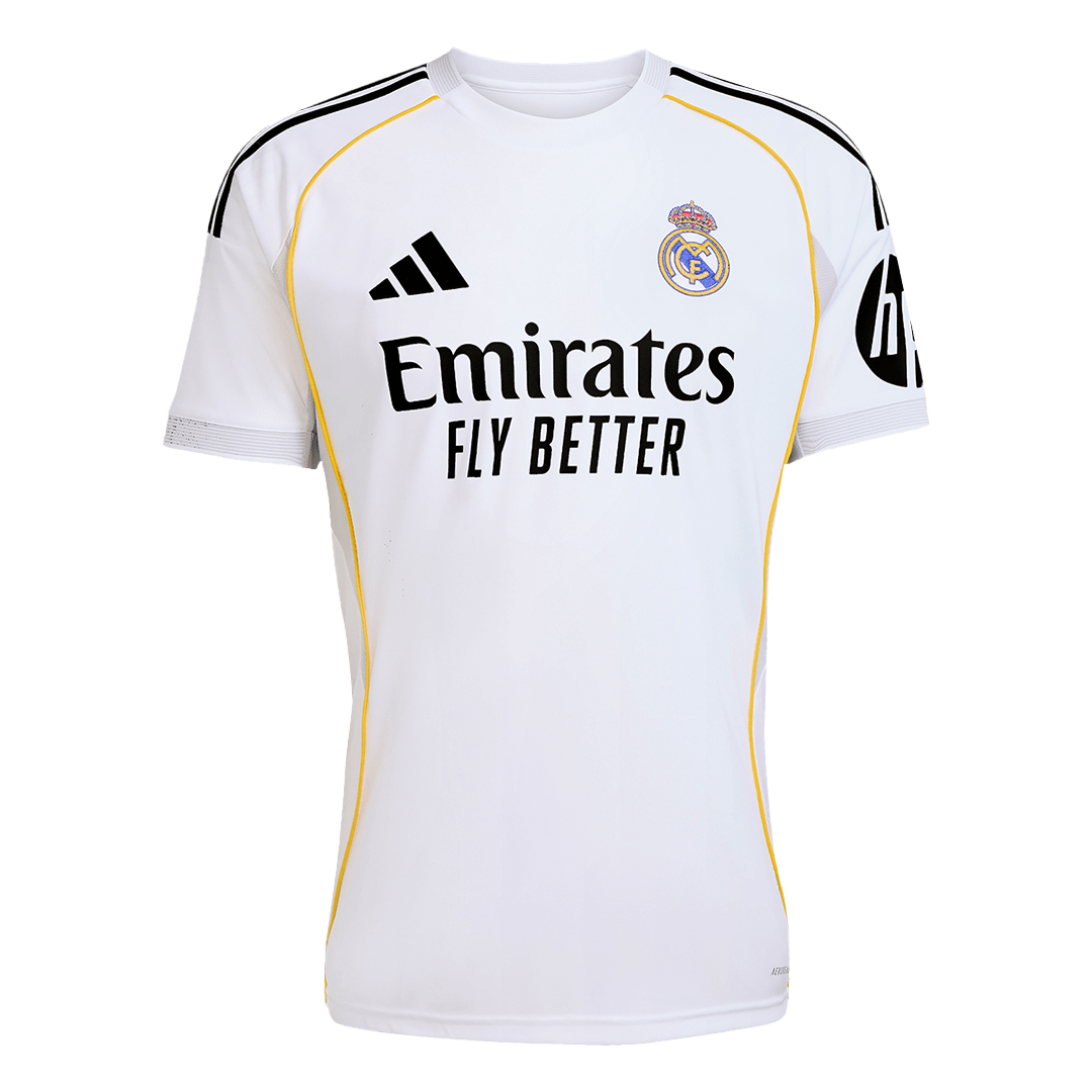 Tricouri Fotbal Real Madrid HUIJSEN #24 Acasă 2025/26 - Premium (mărime mare)