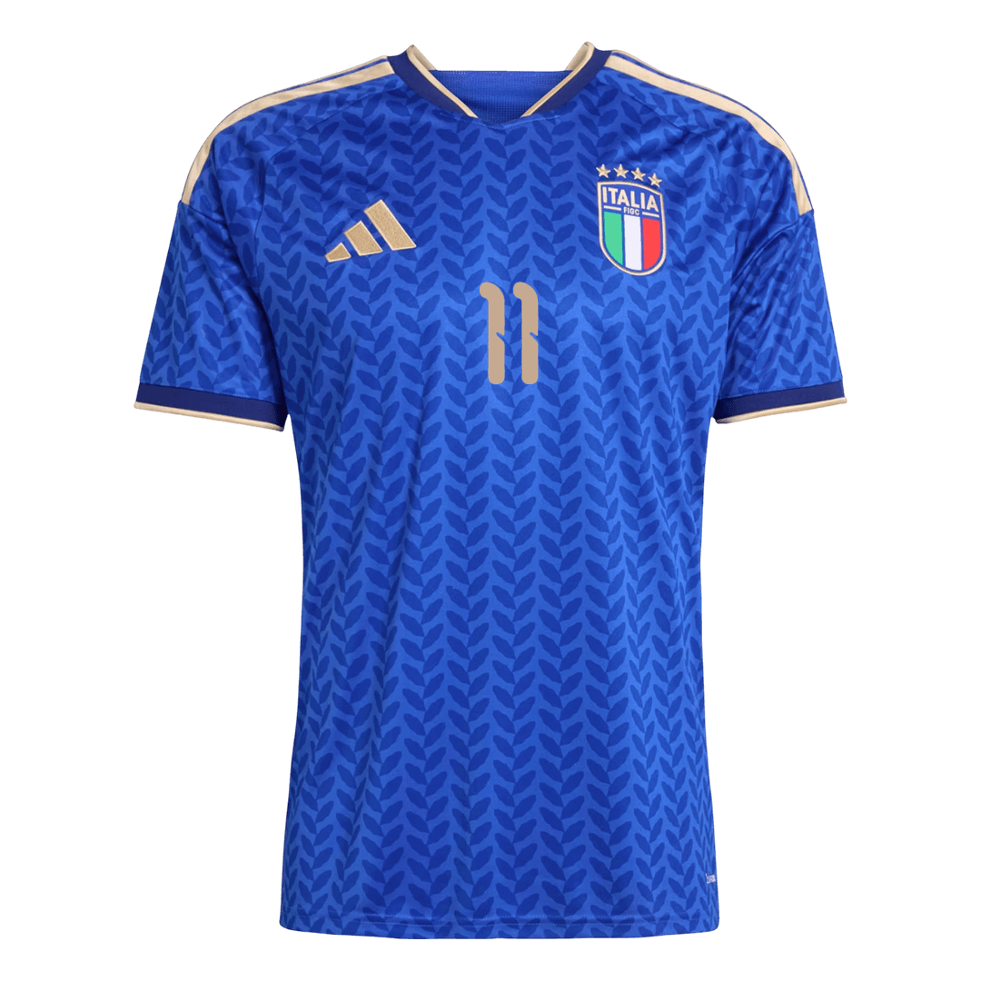Tricouri Fotbal Italia RASPADORI #11 Acasă Cupa Mondială 2026 - Premium