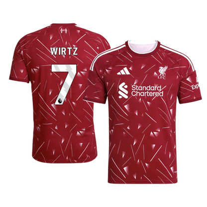Tricouri Fotbal Liverpool WIRTZ #7 Acasă 2026/27 - Premium