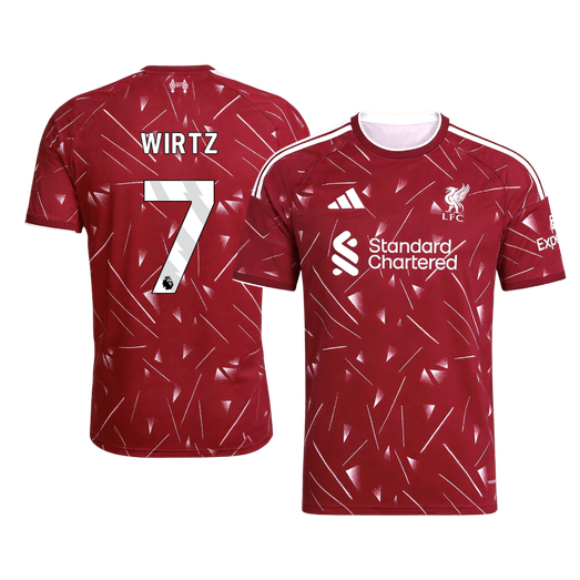 Tricouri Fotbal Liverpool WIRTZ #7 Acasă 2026/27 - Premium