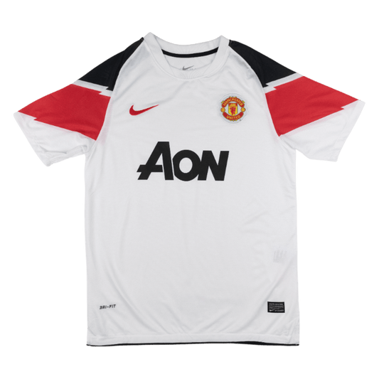Tricouri Fotbal Vintage Manchester United Deplasare 2010/11