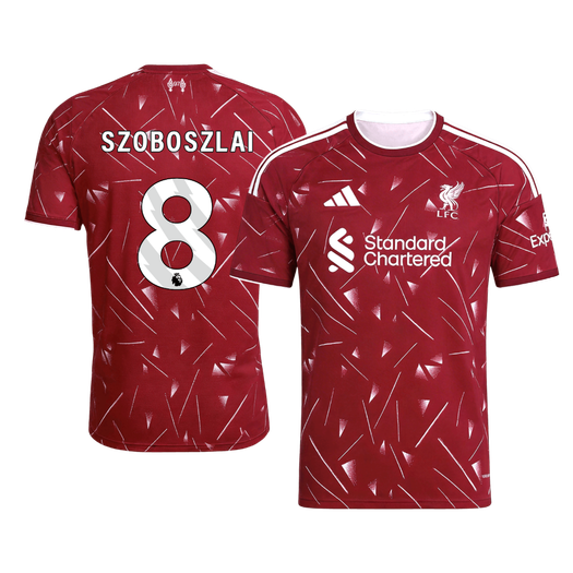 Tricouri Fotbal Liverpool SZOBOSZLAI #8 Acasă 2026/27 - Premium