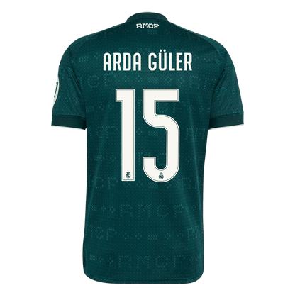 Tricouri Fotbal Real Madrid ARDA GÜLER #15 Deplasare 2026/27