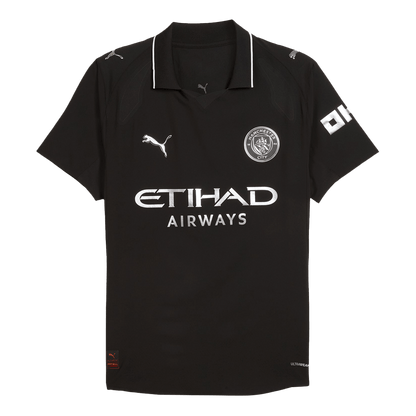 Tricouri Fotbal Manchester City HAALAND #9 Deplasare 2025/26 Authentic