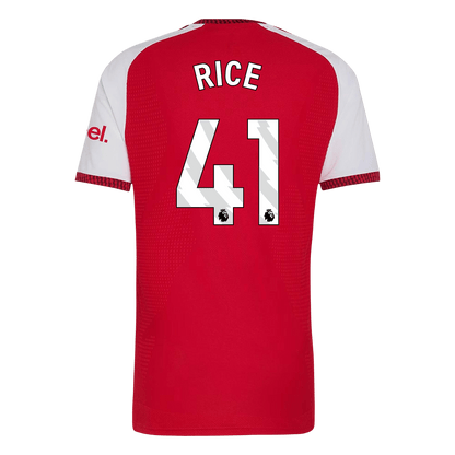 Tricouri Fotbal Arsenal RICE #41 Acasă 2026/27 Authentic