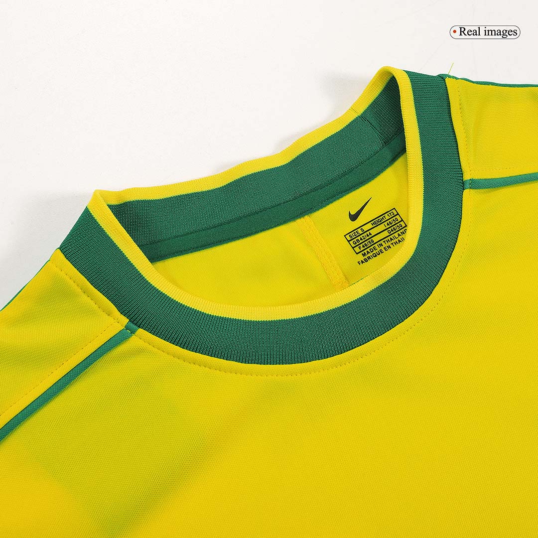 Tricouri Fotbal Vintage Brazilia CAFU #2 Acasă 1998