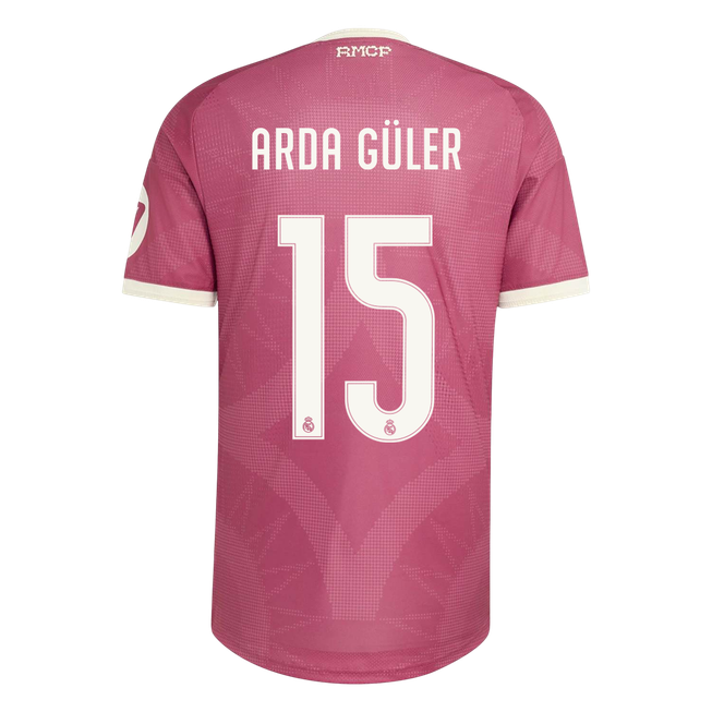 Tricouri Fotbal Real Madrid ARDA GÜLER #15 Treilea 2026/27 Authentic