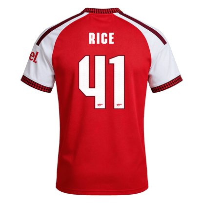 Tricouri Fotbal Arsenal RICE #41 Acasă 2026/27 - UCL - Premium