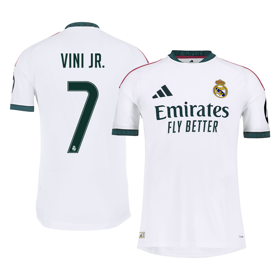 Tricouri Fotbal Real Madrid VINI JR. #7 Acasă 2026/27 Authentic