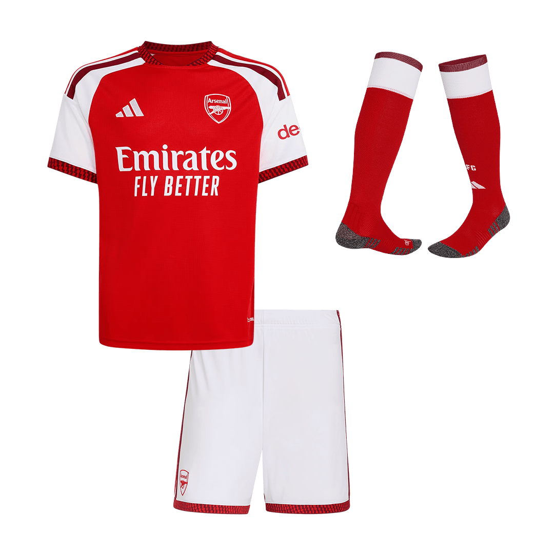 Set Tricouri Fotbal Arsenal Acasă 2026/27 Pentru Copii - Premium