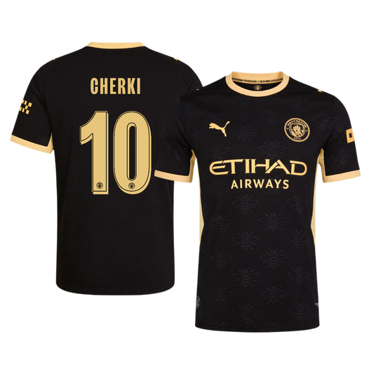 Tricouri Fotbal Manchester City CHERKI #10 Deplasare 2026/27 Authentic - UCL
