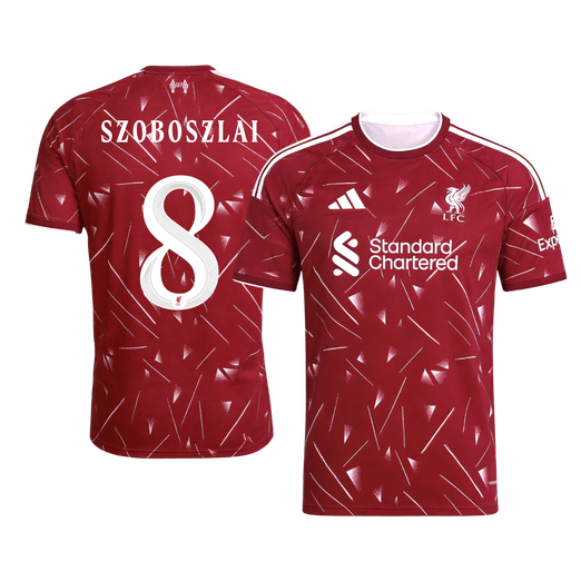 Tricouri Fotbal Liverpool SZOBOSZLAI #8 Acasă 2026/27 UCL - Premium