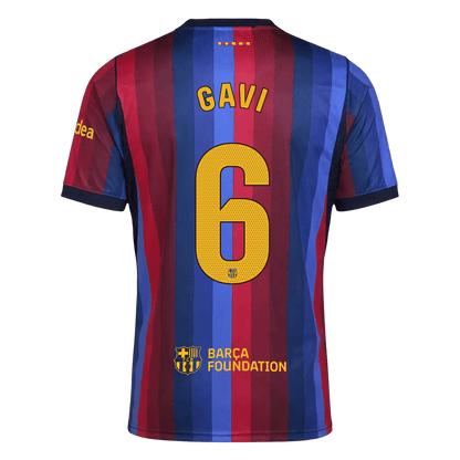 Tricouri Fotbal Barcelona GAVI #6 Acasă 2026/27 - Premium