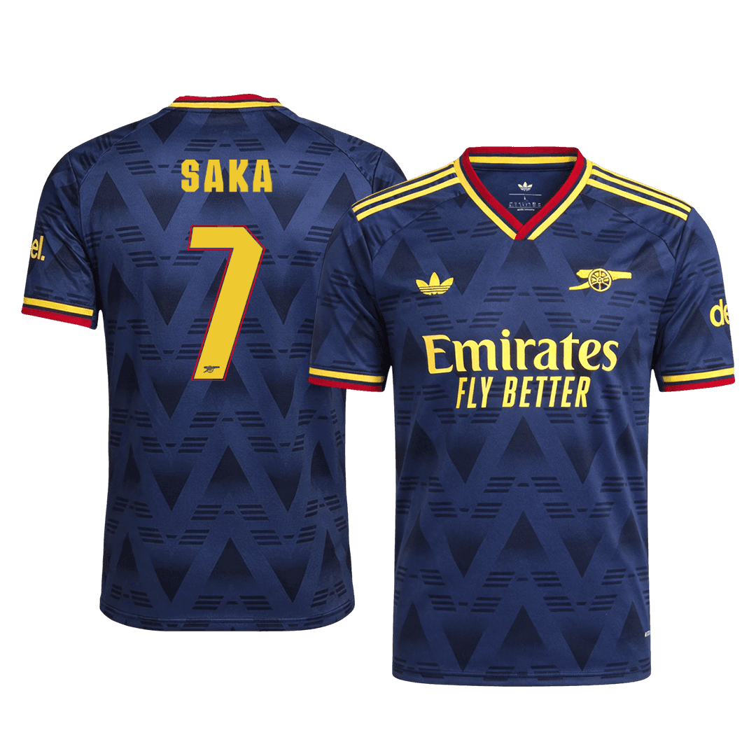 Tricouri Fotbal Arsenal SAKA #7 Deplasare 2026/27 Authentic - UCL